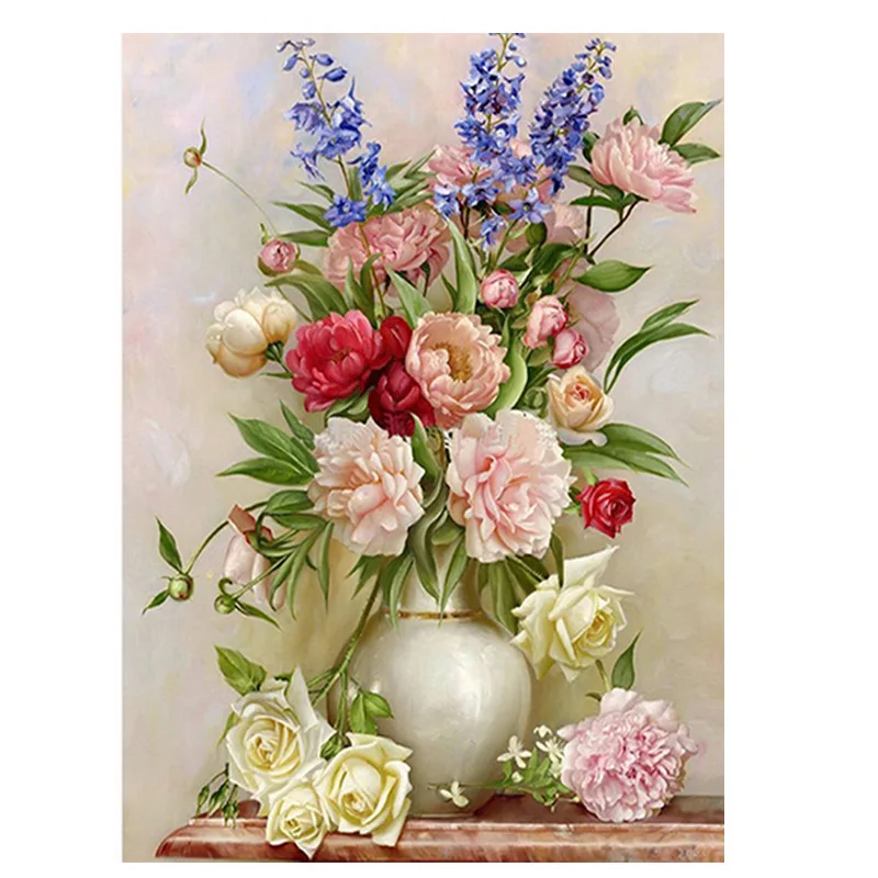

DIY Diamond Painting 5D Vase Resin Full of Crystals Manufacturers Amazon Wish AliExpress Cross Border Large Amount Favorably