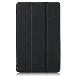 Premium PU Leather Stand Case for Tab M8 3rd Gen 2021 (Black)