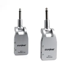 2,4G Беспроводная гитарная система передатчик и приемник для бас-гитары Встроенный перезаряжаемый литиевый аккумулятор 30 м Диапазон передачи