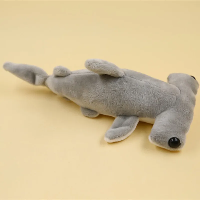 1Pcs Hot Kawaii 20CM Cute Flat Shark Stuffed Toys Marine Series Pendants Plush Toy Dolls for Kids Gifts PP Cotton