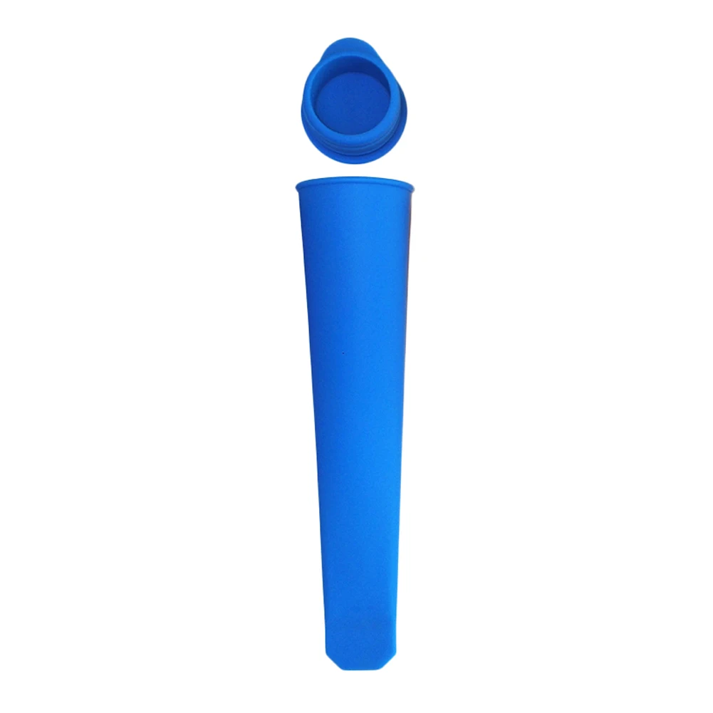 15*3,5 см поп форма для мороженого инструменты форма для изготовления мороженого пуш-ап кубик льда DIY леденец Плесень Силиконовый Лоток Для Льда силиконовая форма - Цвет: blue