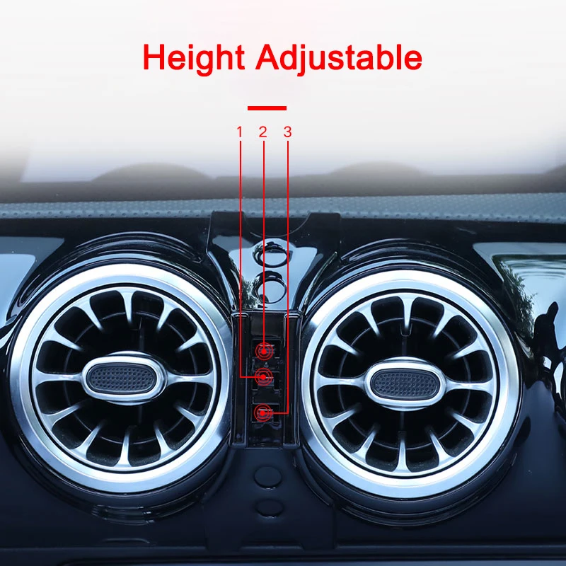 Mobile Phone Holder Air Vent Mount Clip Clamp Mobile Phone Support for Benz A Class W177 Accessories