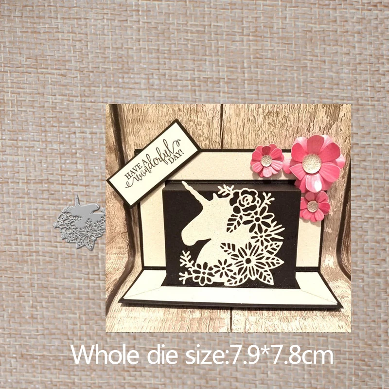 

New Arrival flower leaves hollow cutting Dies Stencil DIY Scrapbook Photo Album Emboss Decorative Paper Card Template 79*78mm