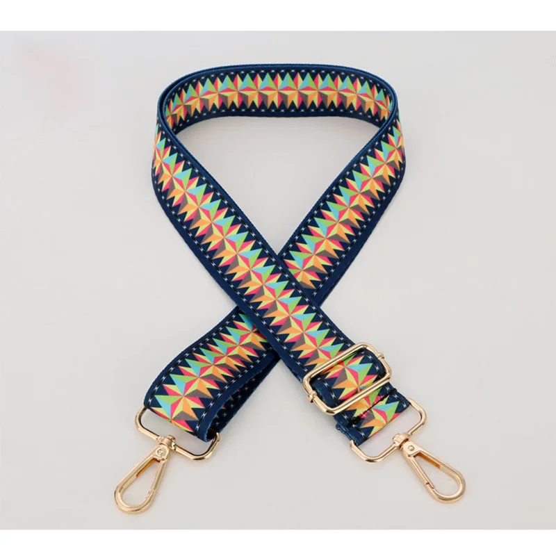 Style4 strap Женский красочный плечевой ремень, Мини Портативный Съемный ремень для сумки, регулируемый разноцветный аксессуар для сумки, Золотая Серебряная черная пряжка - Цвет: Style4 strap