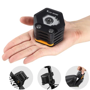 

West Biking Foldable Bike Lock With 3 Keys Hamburg-Lock Alloy Anti-Theft Strong Secure Bicycle Lock Mount Bracket Bike ChainLock