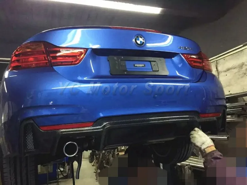 

Автомобильные аксессуары, задний диффузор из углеродного волокна, подходит для 2014-2015 4 серии Gran Coupe F32 F33 F36, задний диффузор в стиле EDC