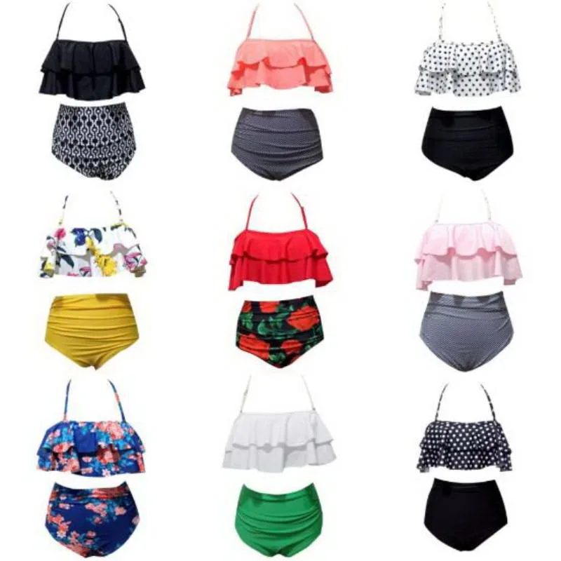 

Bikinis Swimwear Women Swimsuit High Waist bikini 2020 Bathing Suit Plus Size Swimwear Push Up Bikini Set Beach Wear Biquini