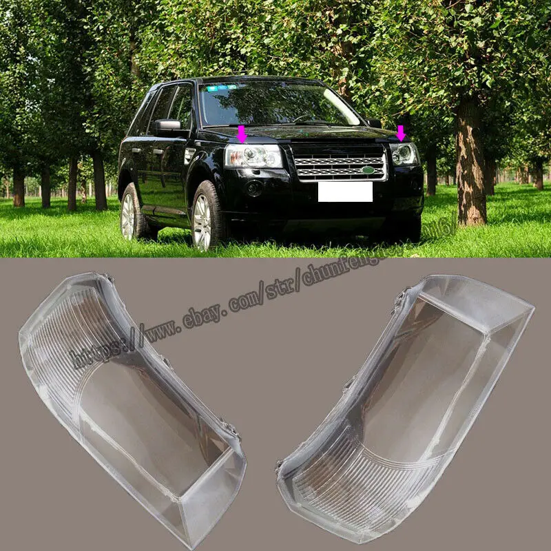 Подходит для Landrover Freelander 2 2009-2011 фара крышка объектива правая и левая отделка