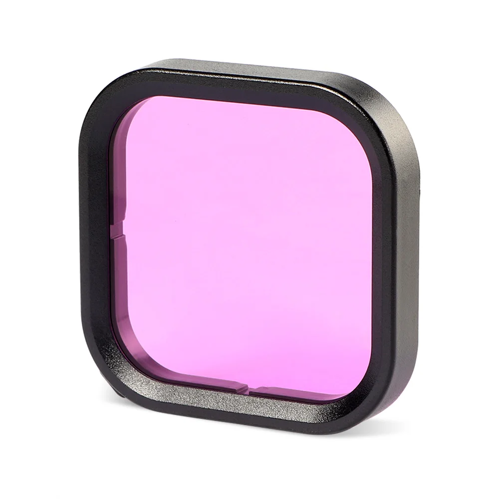 Diving Lens Filter for GoPro Hero 8 Polarizer Red Purple Lens Filter for GoPro Hero 8 Action Camera Lens Filter Accessories