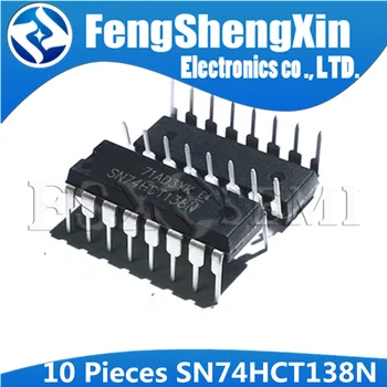 

10pcs SN74HCT138N DIP-16 CD74HCT138E DIP 74HCT138 74HCT138N DIP16 3-LINE TO 8-LINE DECODERS/DEMULTIPLEXERS IC
