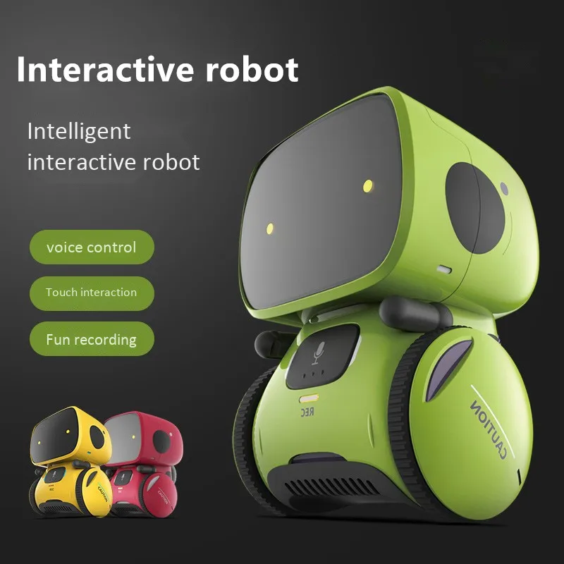 Newest Type Smart Robots Dance Voice Command English Versions Touch Control Toys Interactive Robot Cute Toy Baby Gifts For Kids