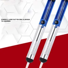 Pompe à dessouder en aluminium et métal, pistolet à étain, stylo à souder, retrait de ventouse, fer à dessouder, outils de soudage à la main