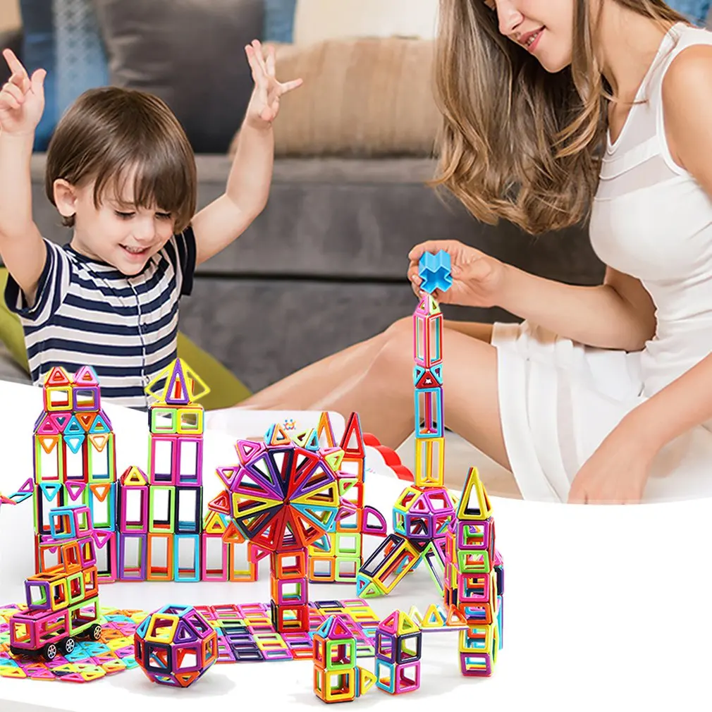 Магнитный конструктор, набор для строительства, модель и строительные игрушки, магнитные блоки, развивающие игрушки для детей