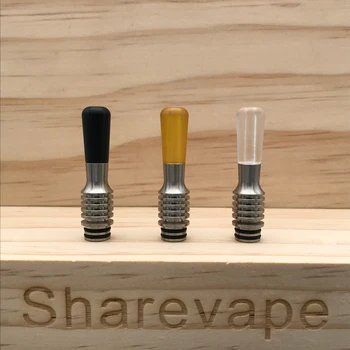 

Sharevape Long Stainless Steel MTL 510 Drip Tip Narrow Bore Vape Tip Mouthpiece for RDA RTA RBA Atomizers Vape Accessories