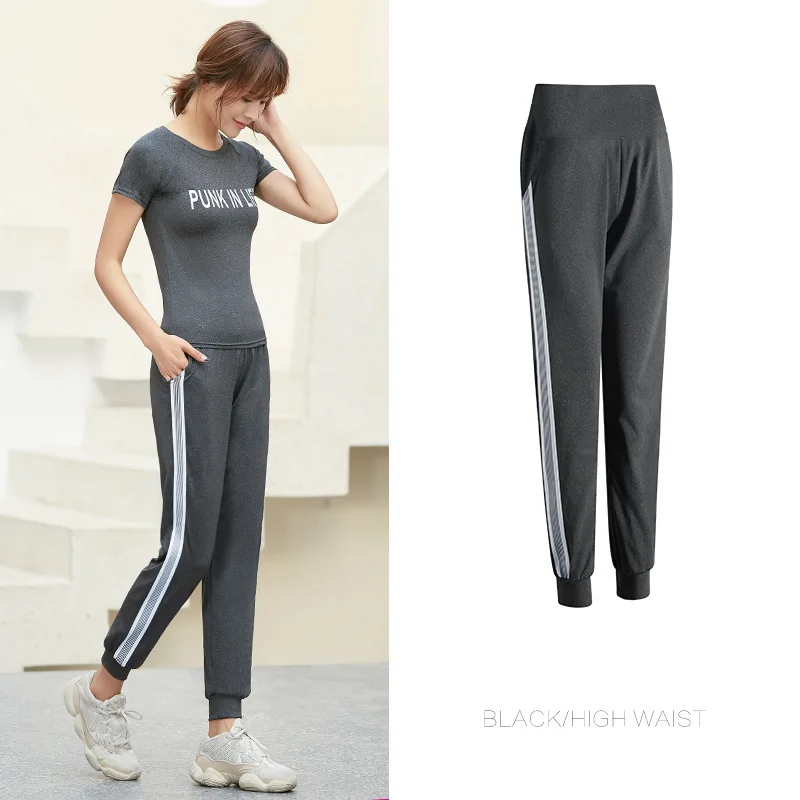 

Women's training track pants Casual trousers 9 points pants high-quality cotton pants