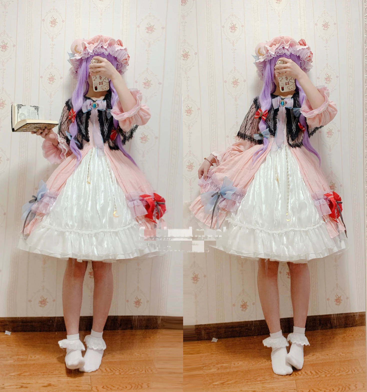 

Anime Touhou Project Patchouli Knowledge Outfit Lolita Dress Daily Uniform Cosplay Costume Women Halloween Free Shipping 2021New