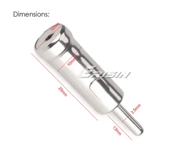 

041 ISO Female To Din Male Radio Antenna Adapter Aerial Converter for Car Radio Stereo Autoradio