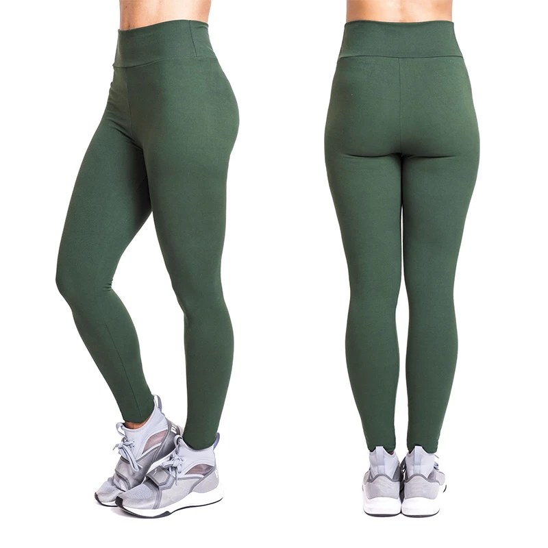 S-XXXL Sport Pants Plus Size Shapewear High Waist High Elastic Slimming Leggings Solid Red Sportwear  Workout Women 1PC 2020 New fleece leggings