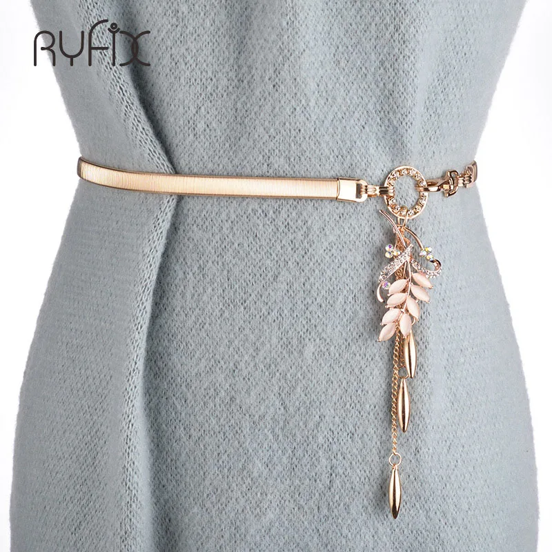 

The Women's Lady Fashion Belt Waistband New Fashionable Pendant Metal Chain Style Belt Elegant Medium Drape Body Chain BL377