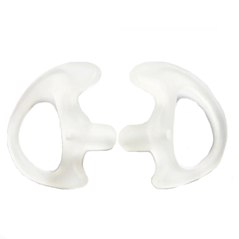 100pcs (50Pairs) Silicone Earmold Clear Silicone Earbud For Motorola Two Way Radio Acoustic Tube Headset Earpiece
