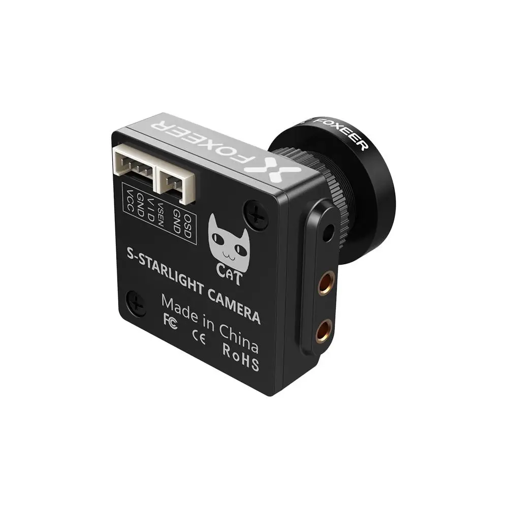 Foxeer CAT Super Starlight FPV камера 0.0001lux камера ночного полета с низкой задержкой FPV 16:9/4:3 PAL/NTSC переключаемая Поддержка 5~ 40 в