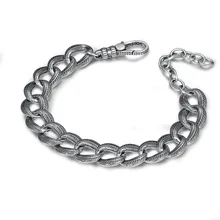 Оригинальные 925 пробы серебряные мужские и женские трендовые креативные перьевые браслеты, индивидуальные тайские серебряные ювелирные изделия для студентов