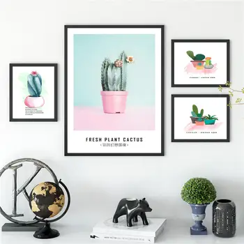 

Custom Poster Fashion Cactus#w Canvas Wall Art Picture Set Posters Home Decor Prints Abstract Prints for Room20-0923-14