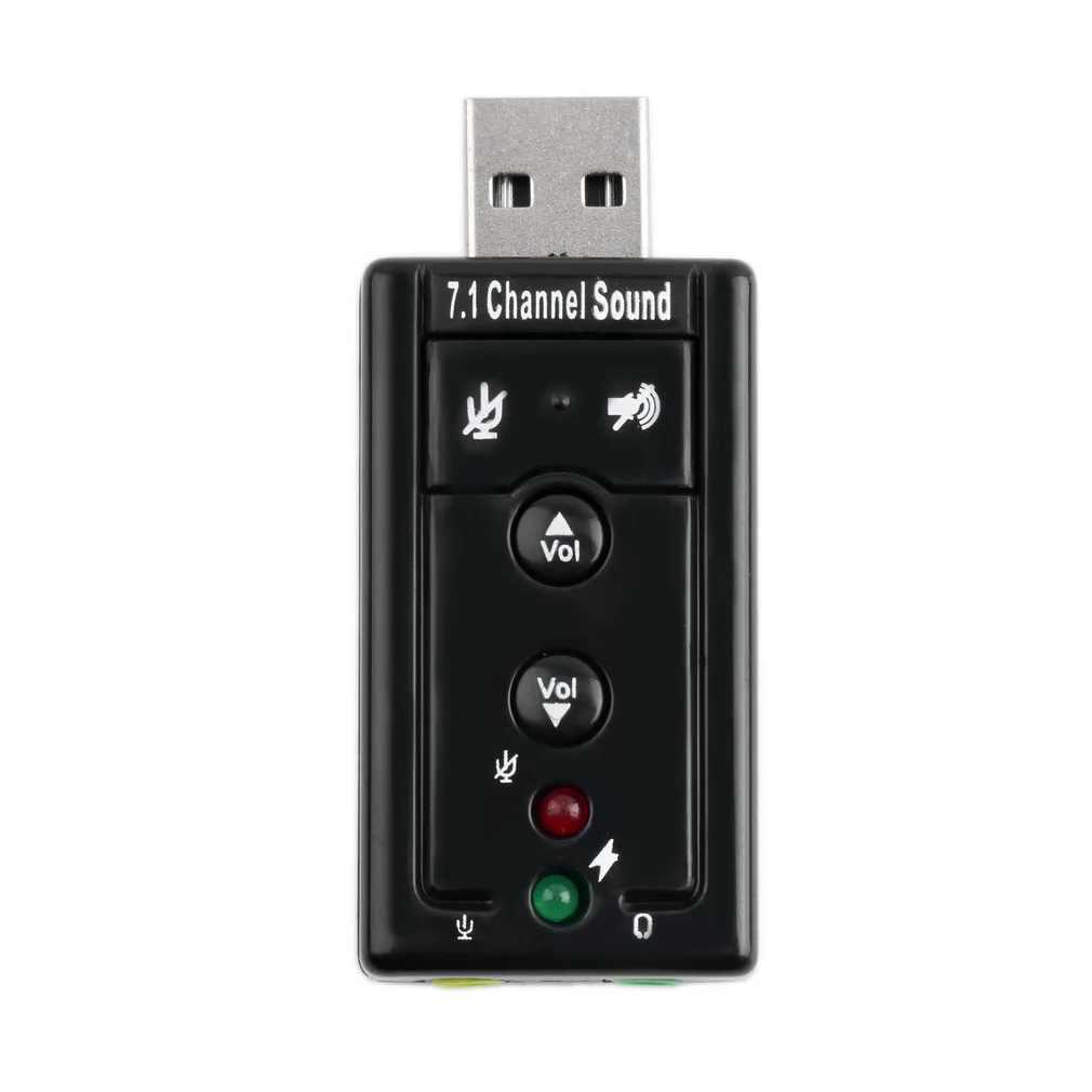High Quality Mini USB 2.0 3D  External 7.1 Channel  Virtual 12Mbps  Audio Sound Card Adapter
