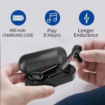 

VV1 TWS Wireless Bluetooth 5.0 Earphone Sport Sweatproof Headsets Stereo Portable Earbuds HIFI with Mic