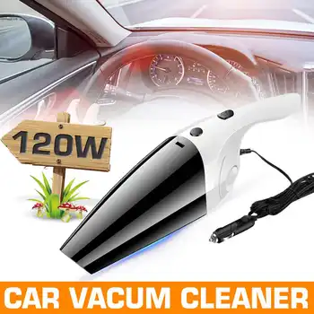

12V 120W Handheld Car Vacuum Cleaner For Car Home Wet Dry Dual Use Electronics Spare Filter Strong Suction Vacuum Cleaner