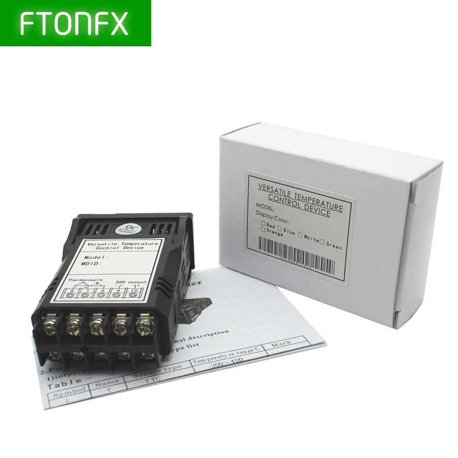 PID(цвет опционально) AC \ DC85~ 260 В, цифровой Интеллектуальный регулятор температуры, гарантия качества, логотип на заказ