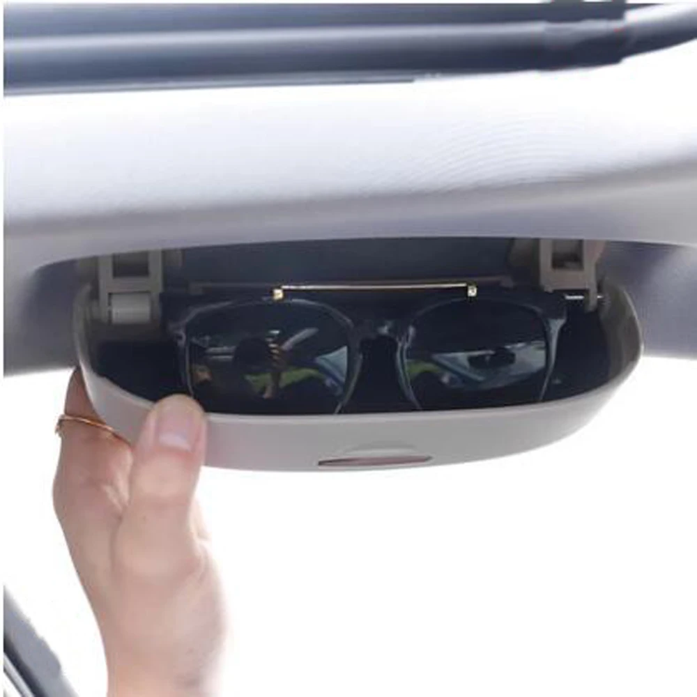 Стайлинга автомобилей очки коробка чехол для хранения коробка предназначена для Audi Q3 Q5 SQ5 Q7 A1 A3 S3 A4 A4L A6L A7 S6 S7 S4 RS4 A5 S5