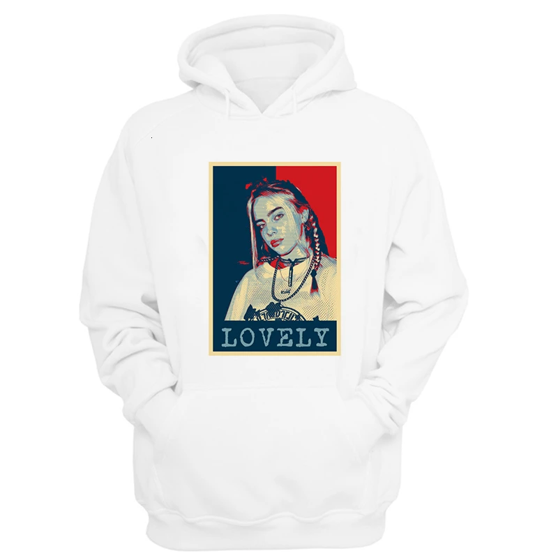 4011 Мужская одежда Billie Eilish Толстовка Женский свитшот Харадзюку корейская модная одежда 90s хип хоп Японская уличная винтажная - Цвет: 4011
