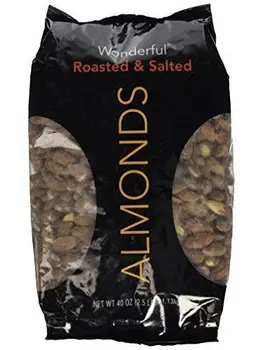 

Wonderful Almond Roasted & Salted, 40 Oz (2.5 Lbs)
