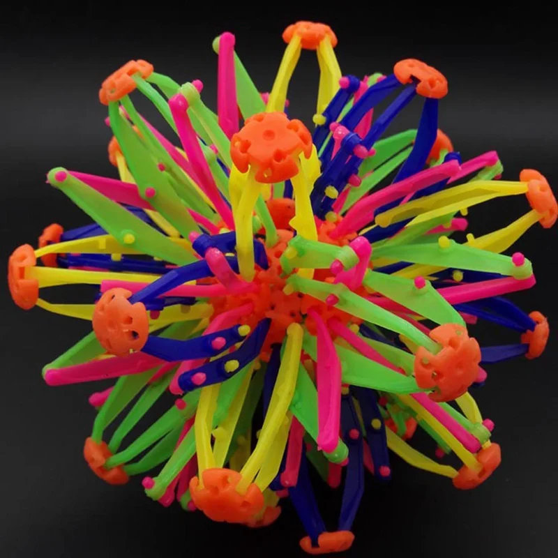 Разноцветный выдвижной волшебный шар ручной ловли цветочный детские игрушки для