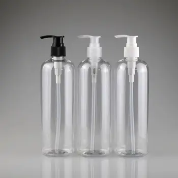 

3PCS Transparent Soap Dispenser Multiuse 16.91oz Shampoo Pump Bottle Clear Soap Pump Bottle Hair Hairdressing Tools