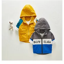 Новинка года; осенне-зимний теплый плотный хлопковый топ с рисунком для малышей; пальто для малышей модное ветрозащитное пальто для маленьких мальчиков и девочек