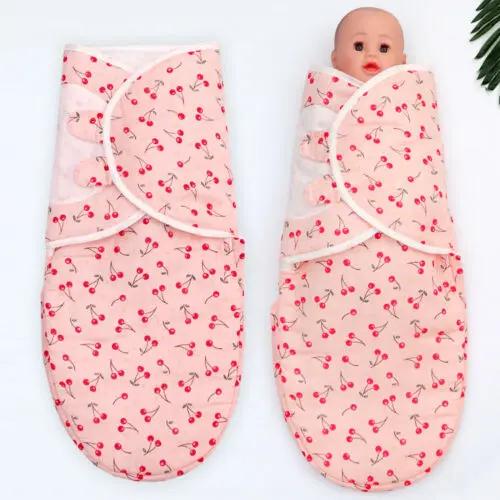 Спальные мешки для младенцев, пеленальный конверт-кокон для новорожденных, хлопок, 0-3 месяца, детское одеяло, пеленка - Цвет: Оранжевый
