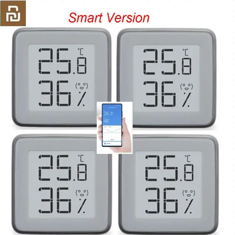 Умный Bluetooth термометр Youpin MMC E Ink с экраном гигрометр датчик температуры и