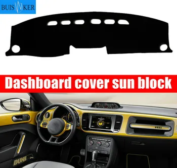 

Car Dashboard Cover Mat Pad Dash Sun Shade Instrument Carpet Accessories For Volkswagen VW Beetle 2012 2013 2014 2015 2016 2017