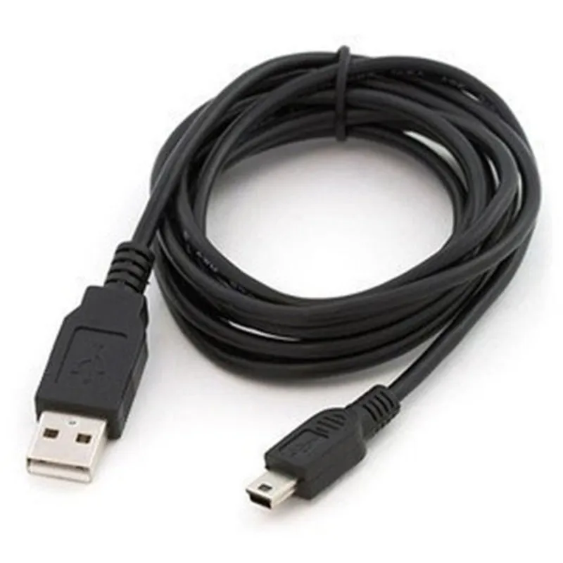 Кабель для зарядки и передачи данных Кабель-адаптер USB 2,0 A папа-мини 5 Pin B Лучшая черная длина 80/100 см кабели для передачи данных Usb кабель-удлинитель - Цвет: 80cm