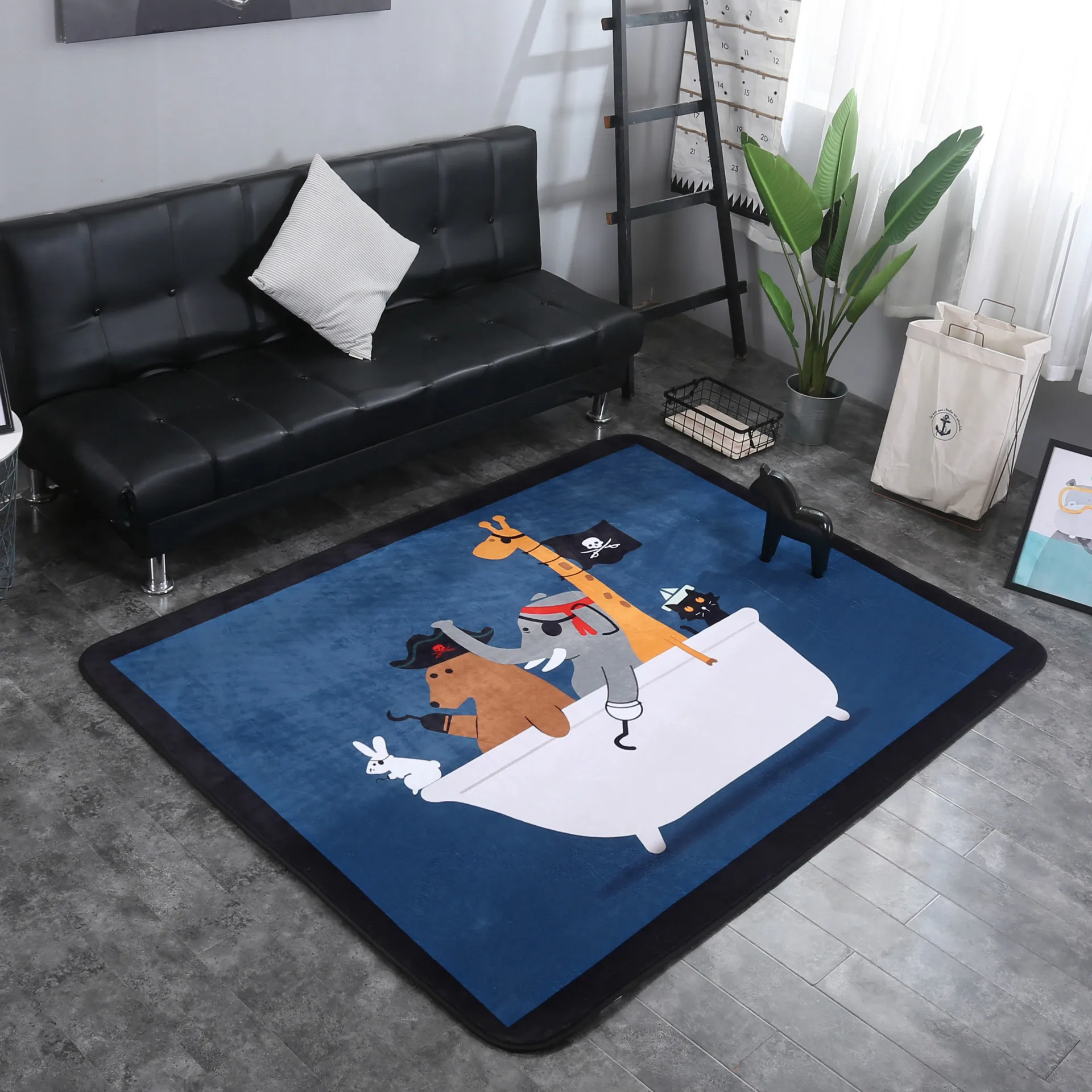 

Baby Crawling Rug Super Soft Carpet Baby Floor Playmat for Kids Area Rugs Cartoon Fashion Living Room Carpet Yoga Picnic Rug Mat