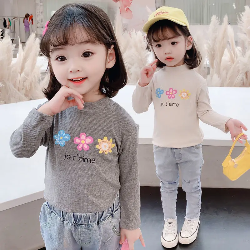

Baby Boys Girls Sweatshirts Spring Autumn Cartoon Cotton Long Sleeve Kids Tops Children T-Shirts Sportswear Baby Clothes P2 042