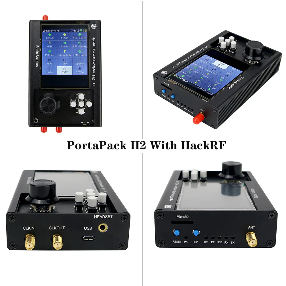 Новое программное определяемое радио PortaPack H2 и HackRF One + 0.5ppm TXCO SDR 1 МГц 6 ГГц в сборе с