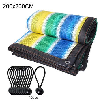 

2*2M/2*3M 90% Cover Canopy Shade Shed Garden Yard New Shade Fabric Sun Shade Cloth with Grommets for Pergola