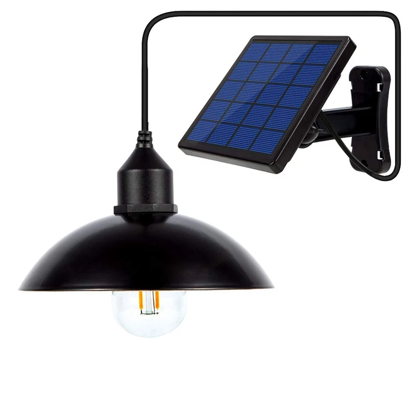 

Outdoor Chandelier Solar Light Led Motion Sensor Lights with Solar Panel Lamp Shade Lantern for Garden Yard Lighting