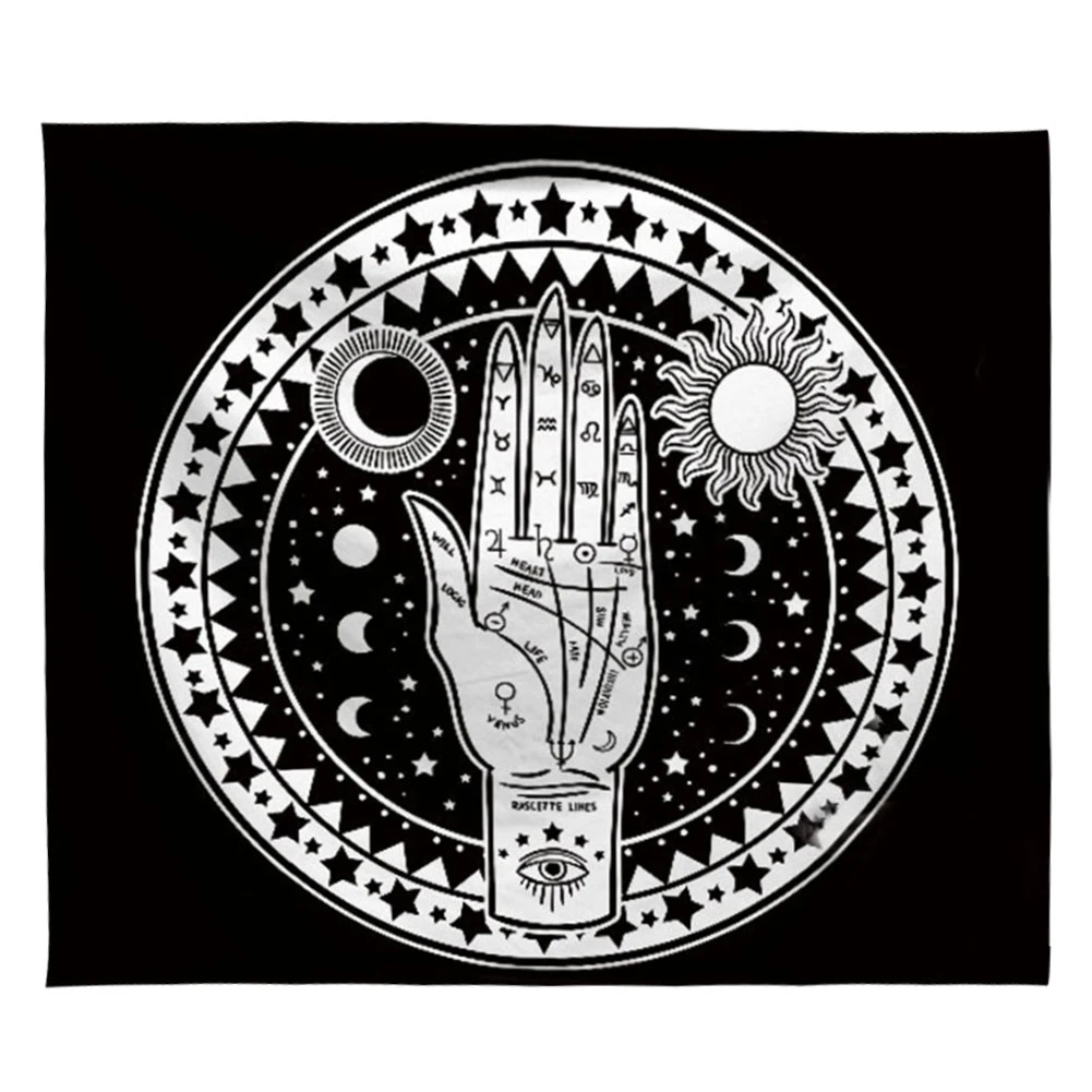 Карты Таро гобелен настенный астрологический divination покрывало пляжный коврик Tapiz колдовство настенный гобелен из ткани - Цвет: type 11