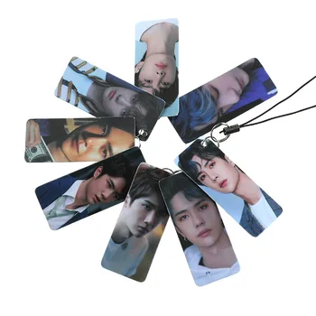 

8Pcs/Set The Untamed Key Chain Chen Qing Ling Xiao Zhan Wang Yibo Character Keychain Phone Bag Pendant