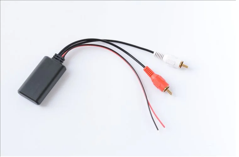 Автомобильный Bluetooth 2RCA аудио беспроводной адаптер подключения Разъем стерео штекер мужские универсальные автомобильные аксессуары