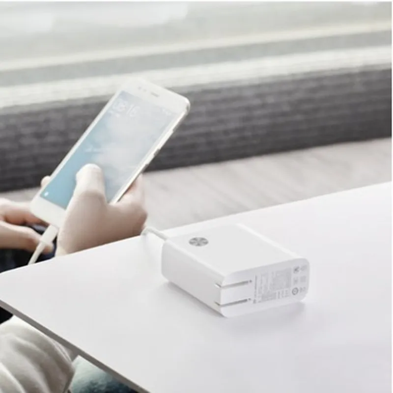 Оригинальное зарядное устройство xiaomi two in one для мобильных устройств(зарядное устройство) 5000 мАч портативное зарядное устройство 2 USB порты и адаптеры для мобильных устройств